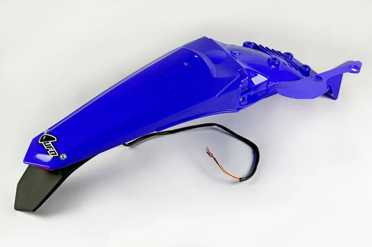 UFO Plast PLASTIC REAR FENDER, BLU/BLU