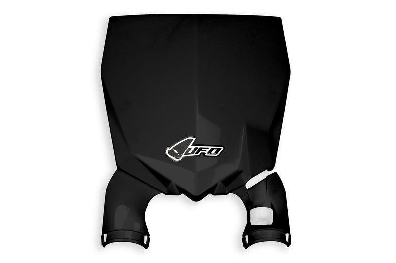 UFO Plast PLASTIC FRONT PLATE, BLK/BLK