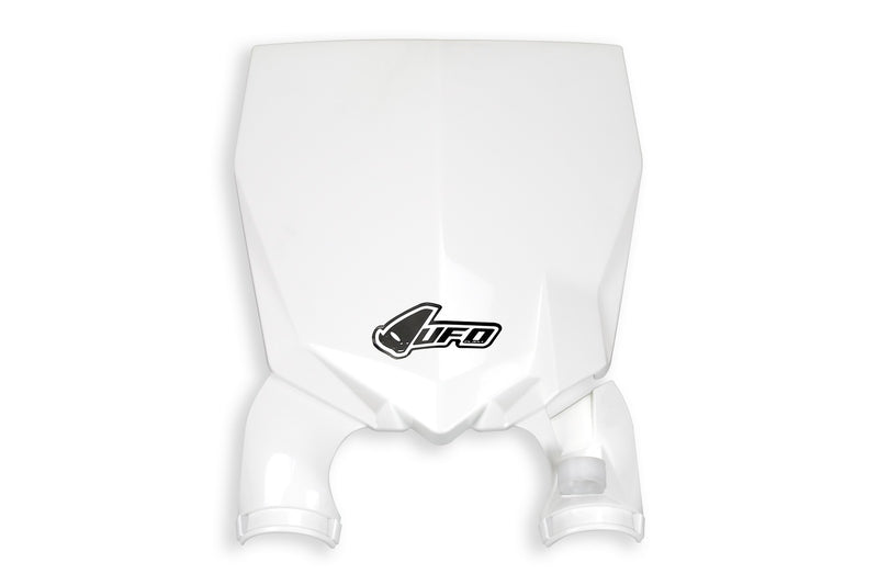 UFO Plast PLASTIC FRONT PLATE, WHT/WHT