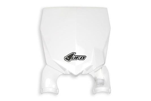 UFO Plast PLASTIC FRONT PLATE, WHT/WHT