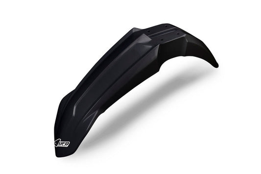 UFO Plast PLASTIC FRONT FENDER, BLK/BLK