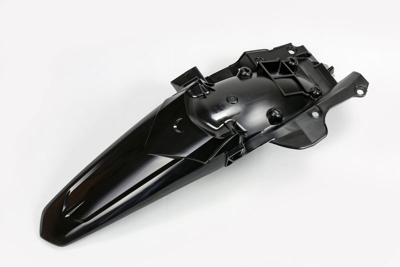 UFO Plast PLASTIC REAR FENDER, BLK/BLK