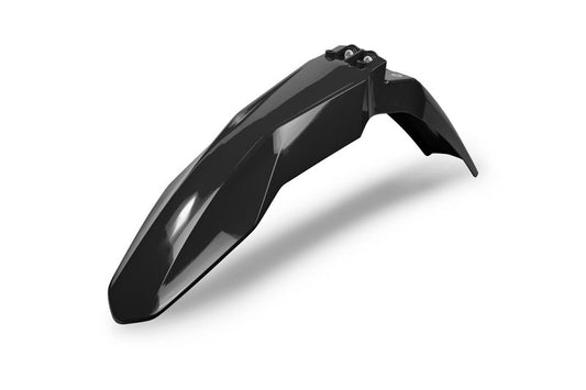 UFO Plast PLASTIC FRONT FENDER, BLK