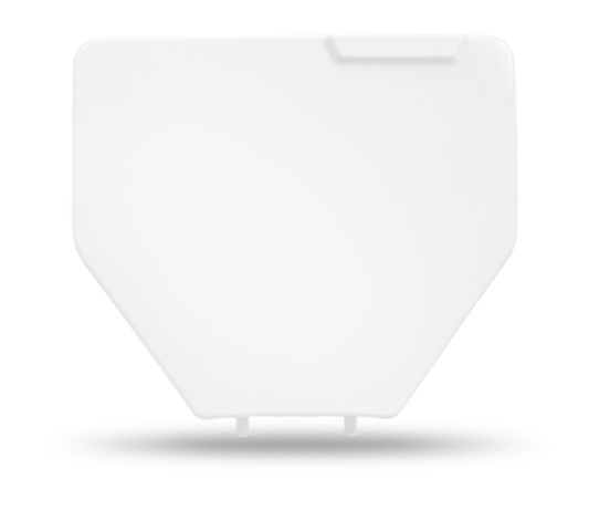 UFO Plast FRONT NUMBER PLATE, WHT