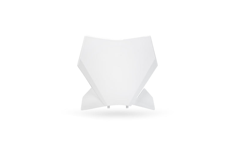 UFO Plast FRONT NUMBER PLATE, WHT