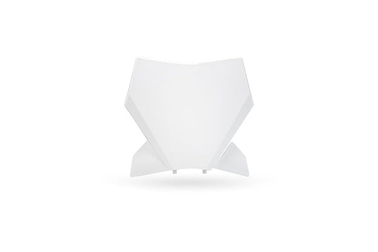 UFO Plast FRONT NUMBER PLATE, WHT
