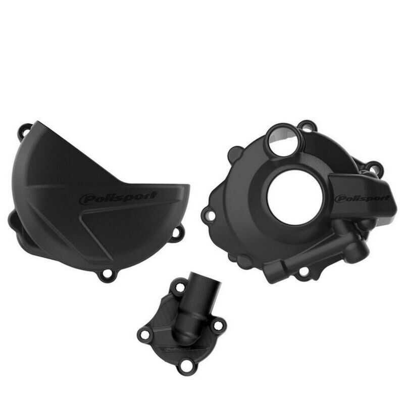 Polisport Clutch, Ignition And Water Pump Cover Protection Set - Honda CRF 250 R (18-22)