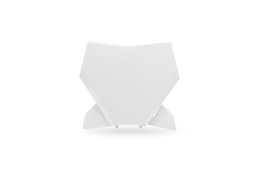 UFO Plast FRONT NUMBER PLATE, WHT