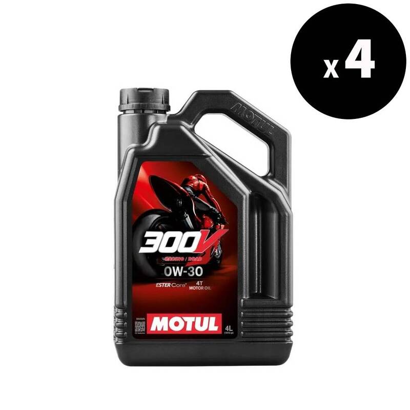 Motul 300V Road Racing 0W-30 4 L X 4