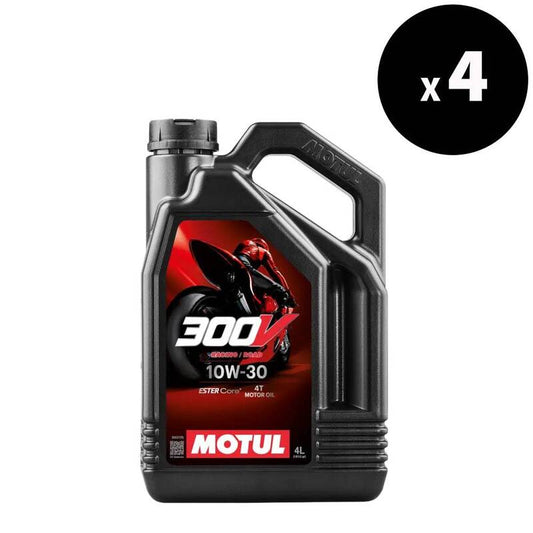 Motul 300V Road Racing 10W-30 4 L X 4