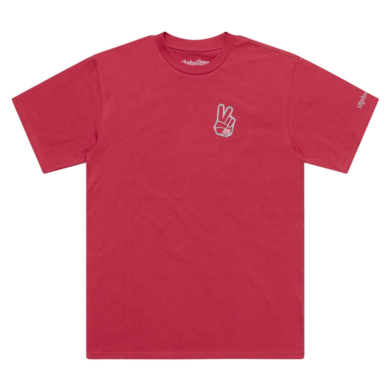 Peace Out T-Shirt Roze XL