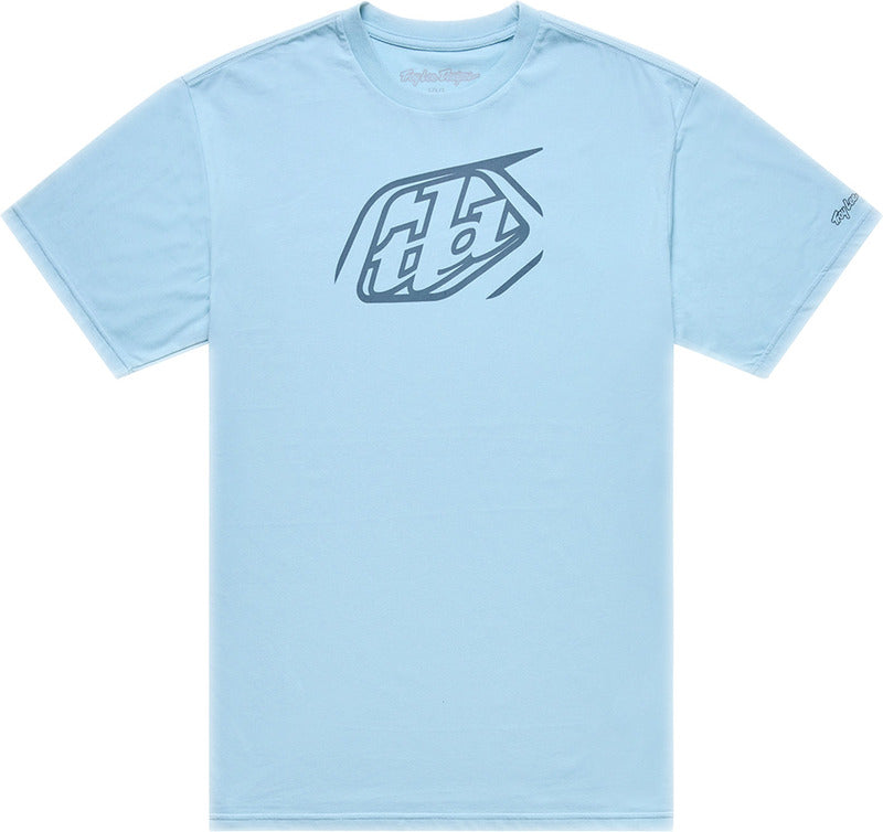 Badge T-Shirt Blauw & Lichtblauw S