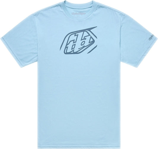 Badge T-Shirt Blauw & Lichtblauw M
