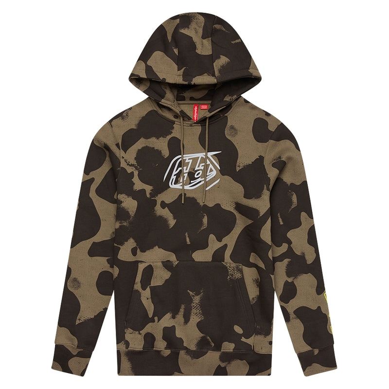 Badge Hoodie Groen & Olijf L