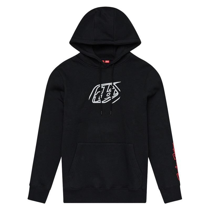 Badge Kindermaat hoodie Zwart YXL