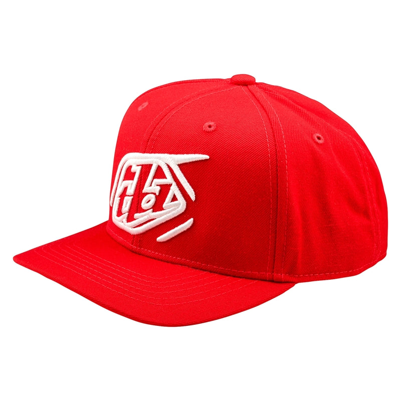 Curved Snapback Badge Pet Rood One size volwassene