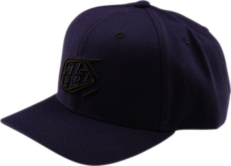 Curved Snapback Badge Blauw & Navy One size volwassene