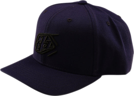 Curved Snapback Badge Blauw & Navy One size volwassene