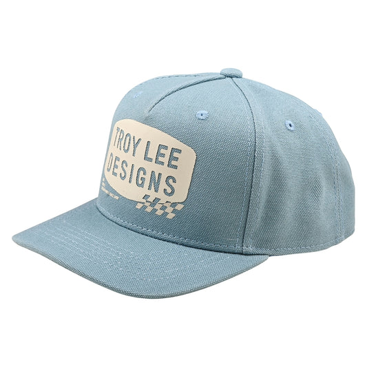 Curved Snapback Stamp Pet Blauw One size volwassene