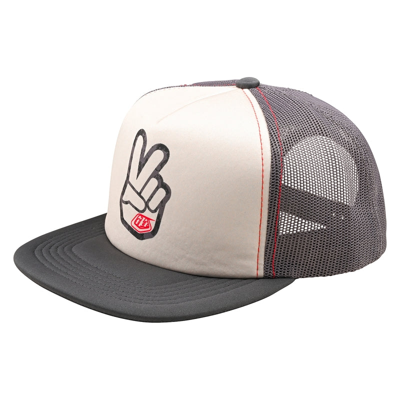 Trucker Snapback Peace Out Pet Carbon & Wit & Wit One size volwassene