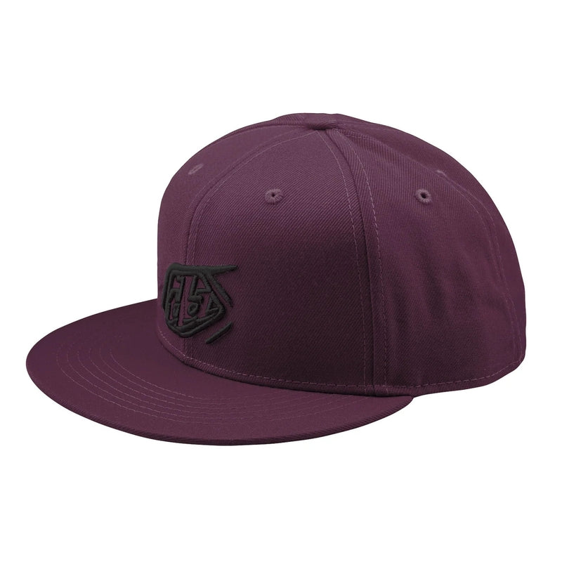 Troy Lee Designs Flat Bill Snapback Badge Sangria Hat