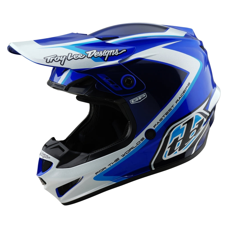 GP Shutter Helm Blauw & Blauw & Wit M