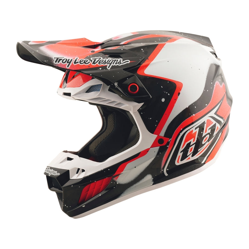 SE5 Carbon Membrane Helmet Rood & Zwart & Zwart XS