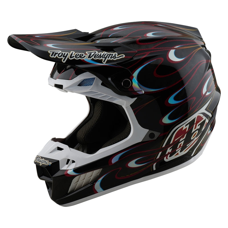 SE5 Carbon Torched Helm Rood & Zwart & Zwart XXL
