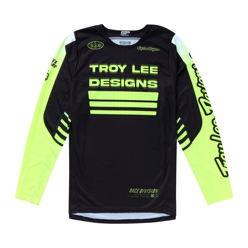 GP Pro Segment Jersey Geel & Zwart & Zwart XXL