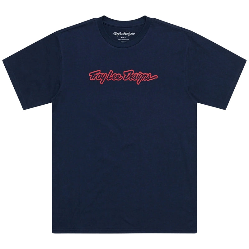 Signature T-Shirt Blauw & Navy L