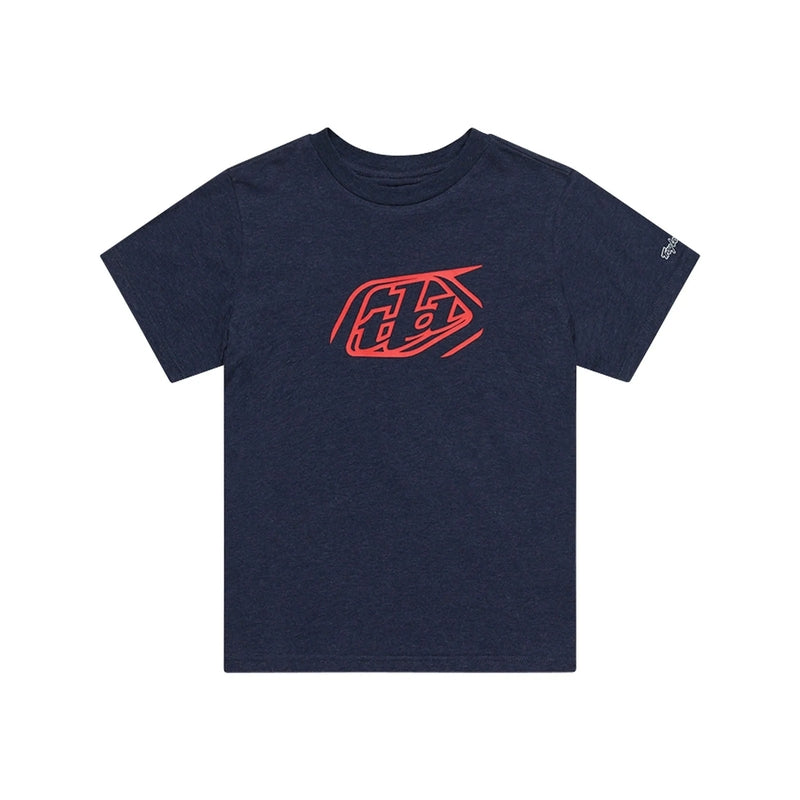 Badge Kindermaat T-Shirt Blauw & Navy YM