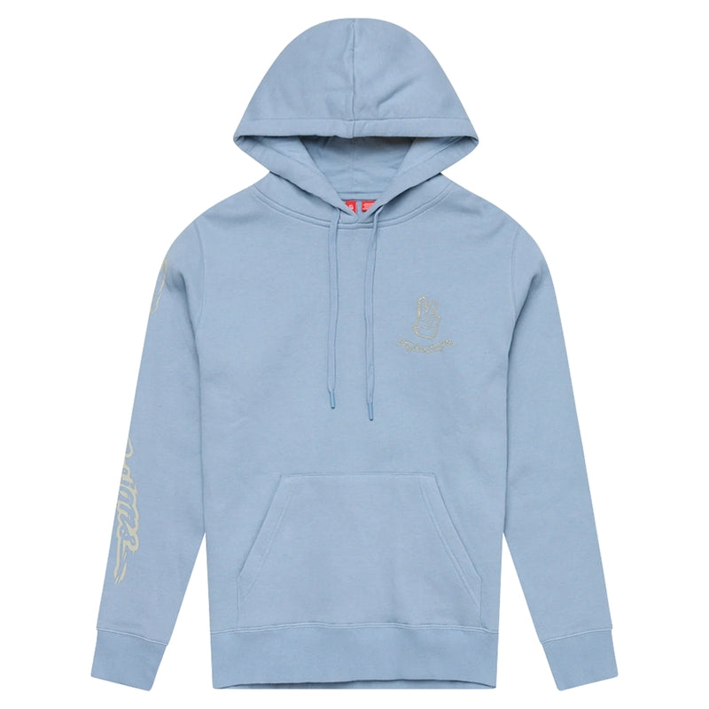 Peace Out Women Dames hoodie Blauw S