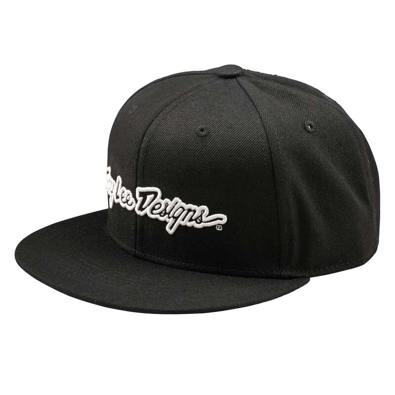 Flat Bill Snapback Signature Pet Zwart One size volwassene