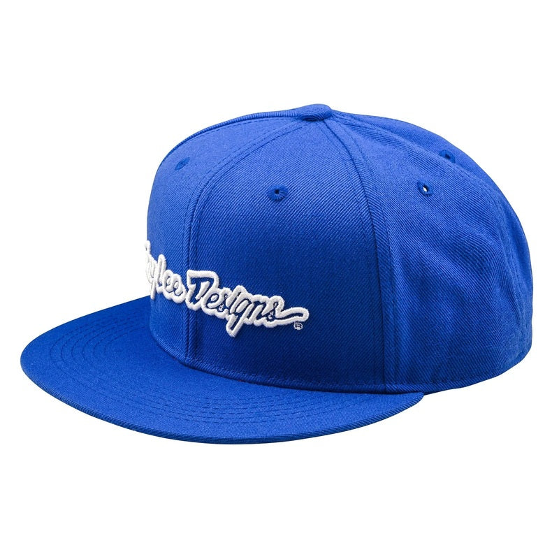 Flat Bill Snapback Signature Pet Blauw One size volwassene