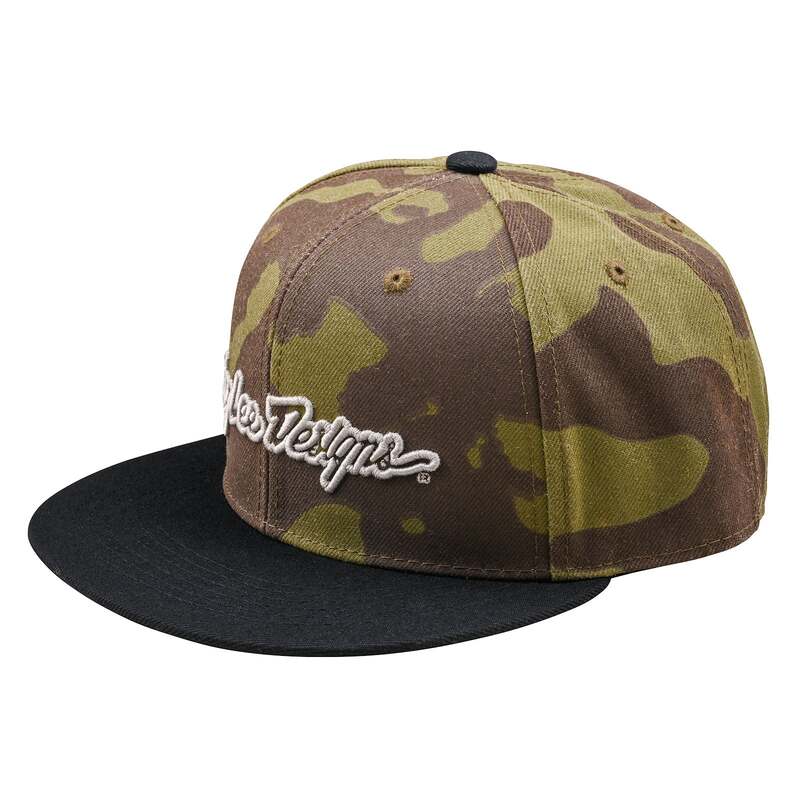 Flat Bill Snapback Signature Pet Camo & Groen & Camouflage Groen One size volwassene