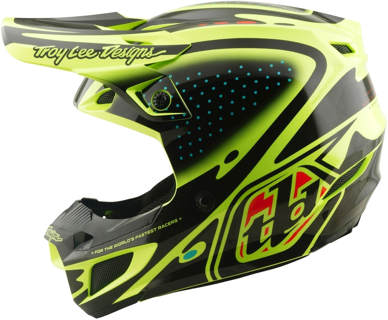 Troy Lee Designs SE5 Polycarbonate Mips Helm The Line Flo Yellow