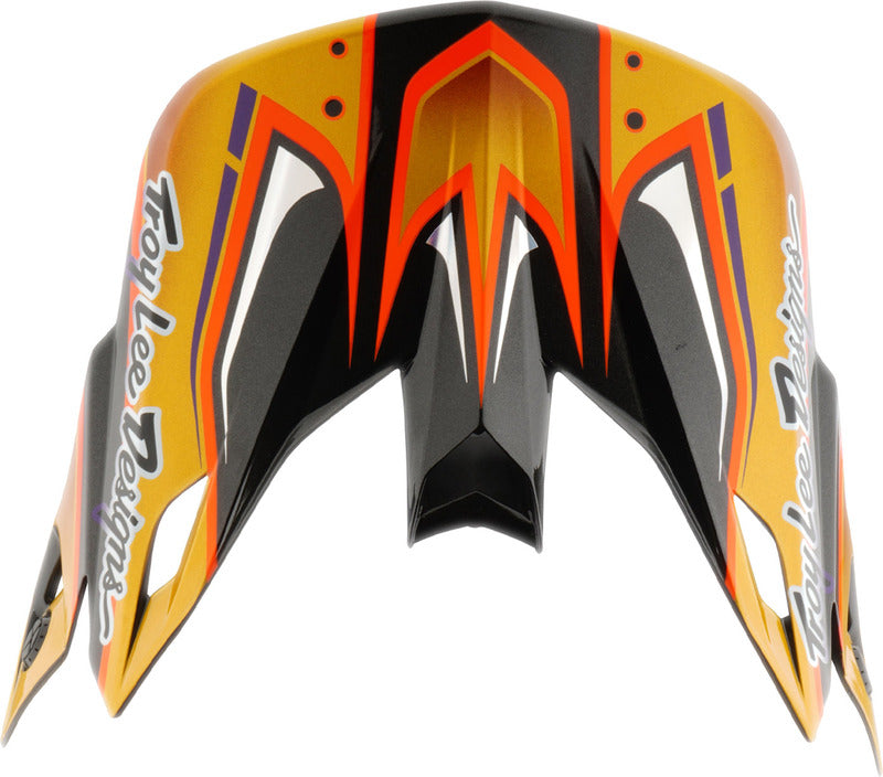 Troy Lee Designs SE5 Carbon Vizier Crest Gold