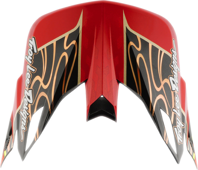 Troy Lee Designs SE5 Carbon Vizier Wings Red