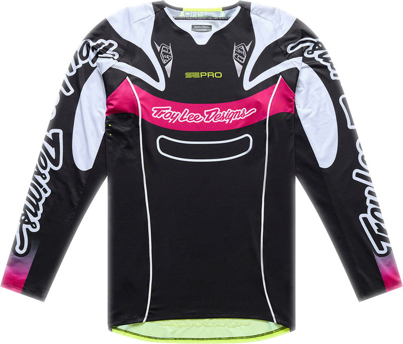 SE Pro Jersey Wit & Zwart & Zwart S