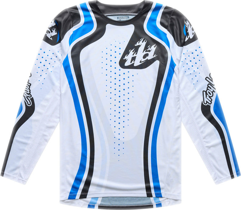 Troy Lee Designs GP Pro Jersey Roller Wit/Blauw