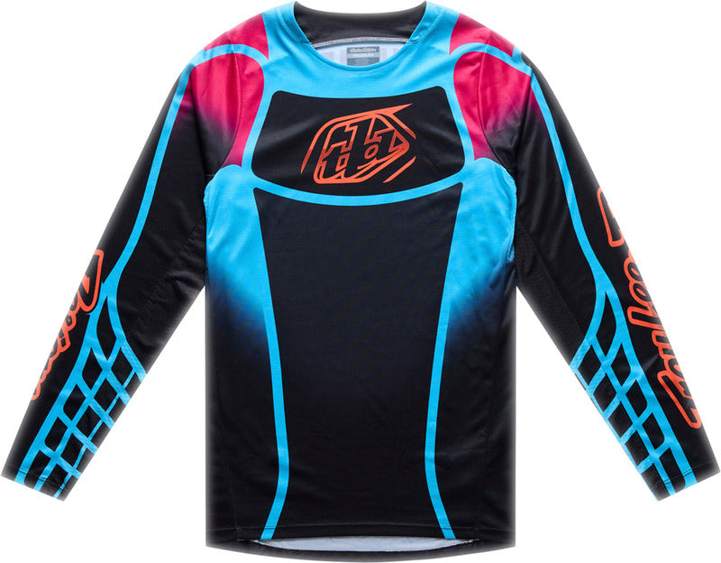 Troy Lee Designs GP Pro Jersey Framework Black/Cyan