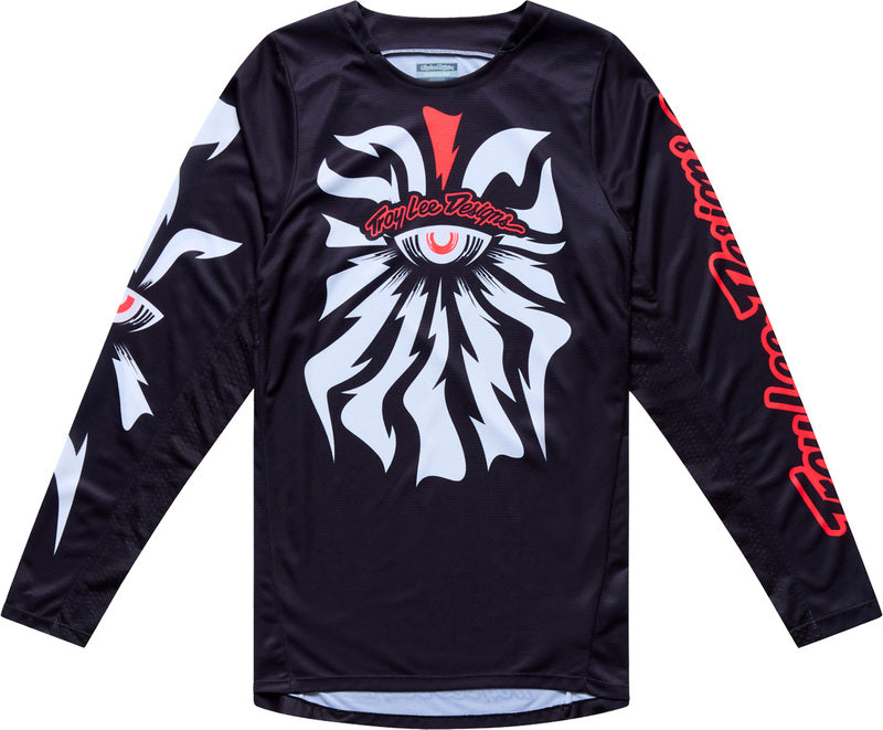 Troy Lee Designs GP Pro Jersey Cyclops Zwart/Neon rood