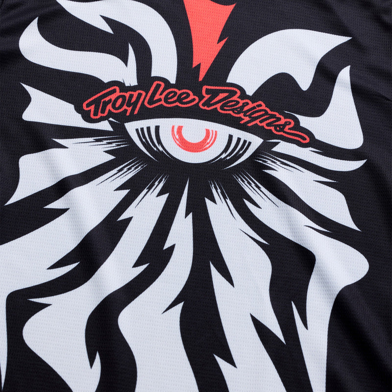 Troy Lee Designs GP Pro Jersey Cyclops Zwart/Neon rood