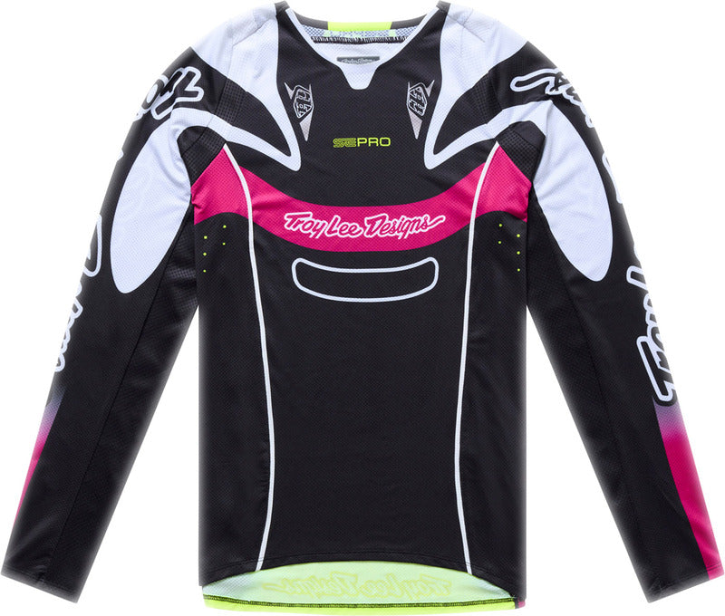 SE Pro Youth Jersey Wit & Zwart & Zwart YS