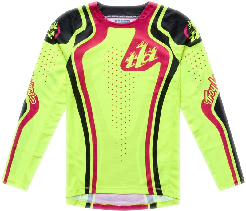 Troy Lee Designs GP Pro Kindermaat jersey Roller Flo Yellow/Fuschia