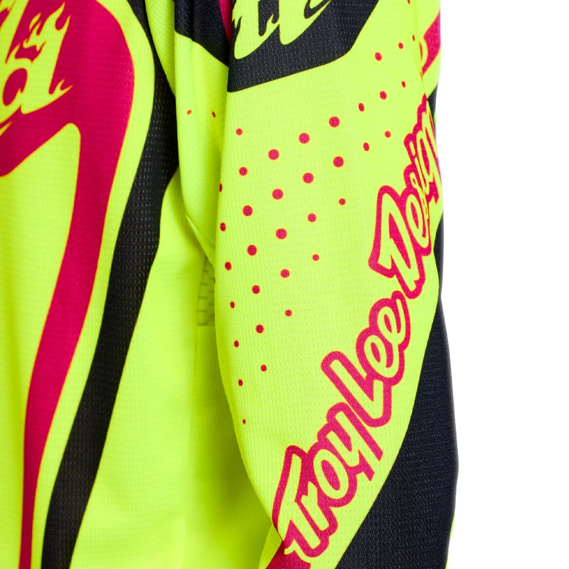 Troy Lee Designs GP Pro Kindermaat jersey Roller Flo Yellow/Fuschia