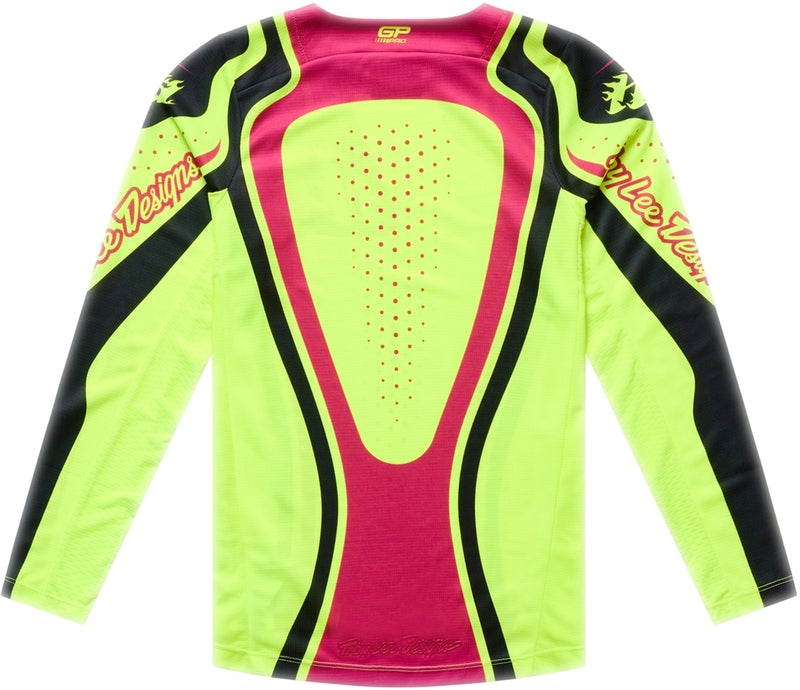 Troy Lee Designs GP Pro Kindermaat jersey Roller Flo Yellow/Fuschia