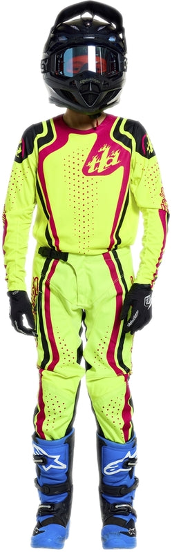 Troy Lee Designs GP Pro Kindermaat jersey Roller Flo Yellow/Fuschia