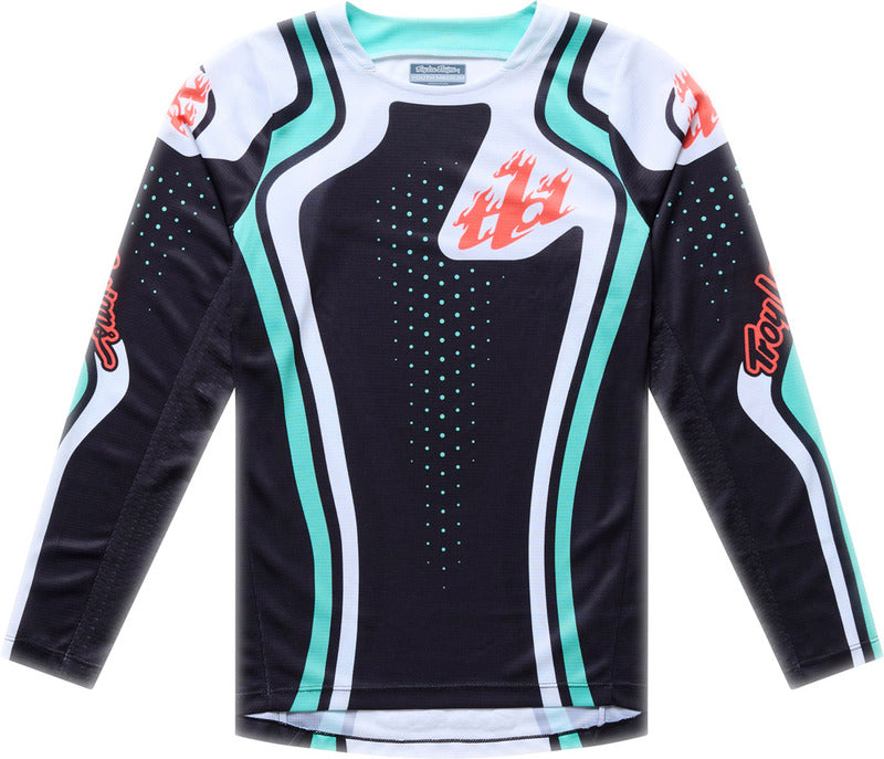 Troy Lee Designs GP Pro Kindermaat jersey Roller Black/Teal