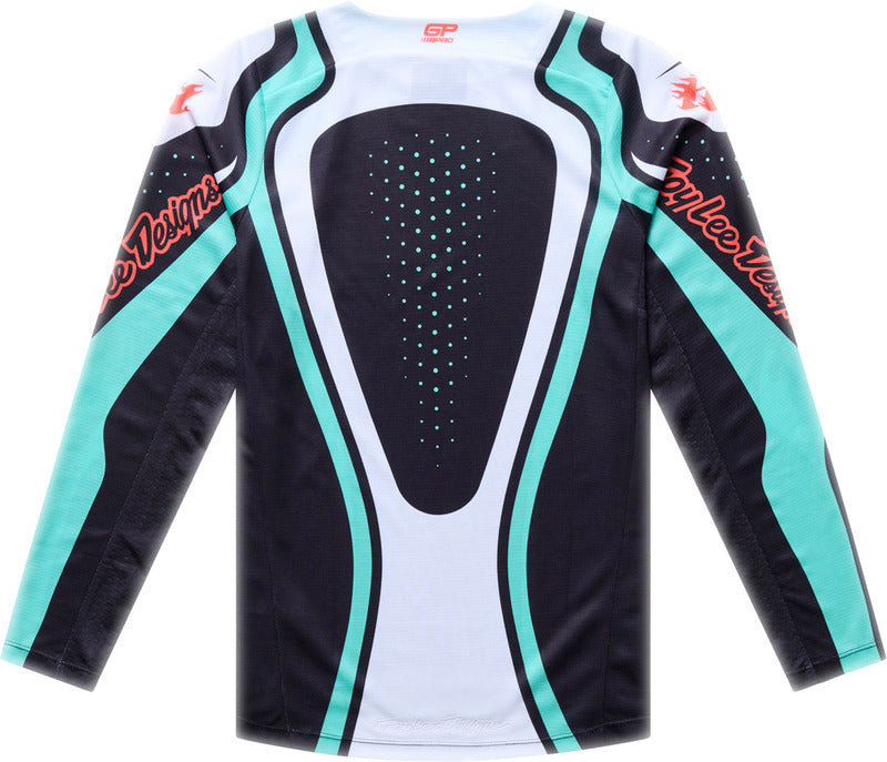 Troy Lee Designs GP Pro Kindermaat jersey Roller Black/Teal